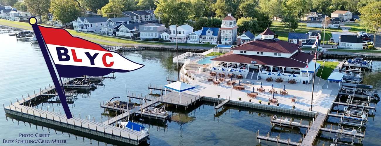 Current Buckeye Lake Yacht Club homepage design preview